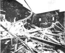 Picture of January 1974 fire ruins