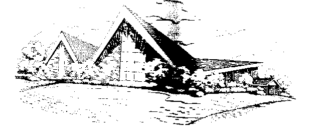 Drawing of current South Side Christian Church building