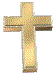gold revolving cross
